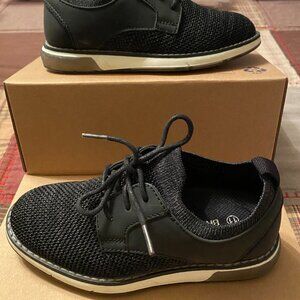 Bruno Marc Boy's Mesh Casual Dress Oxford Shoes, Size 11 kids, Black